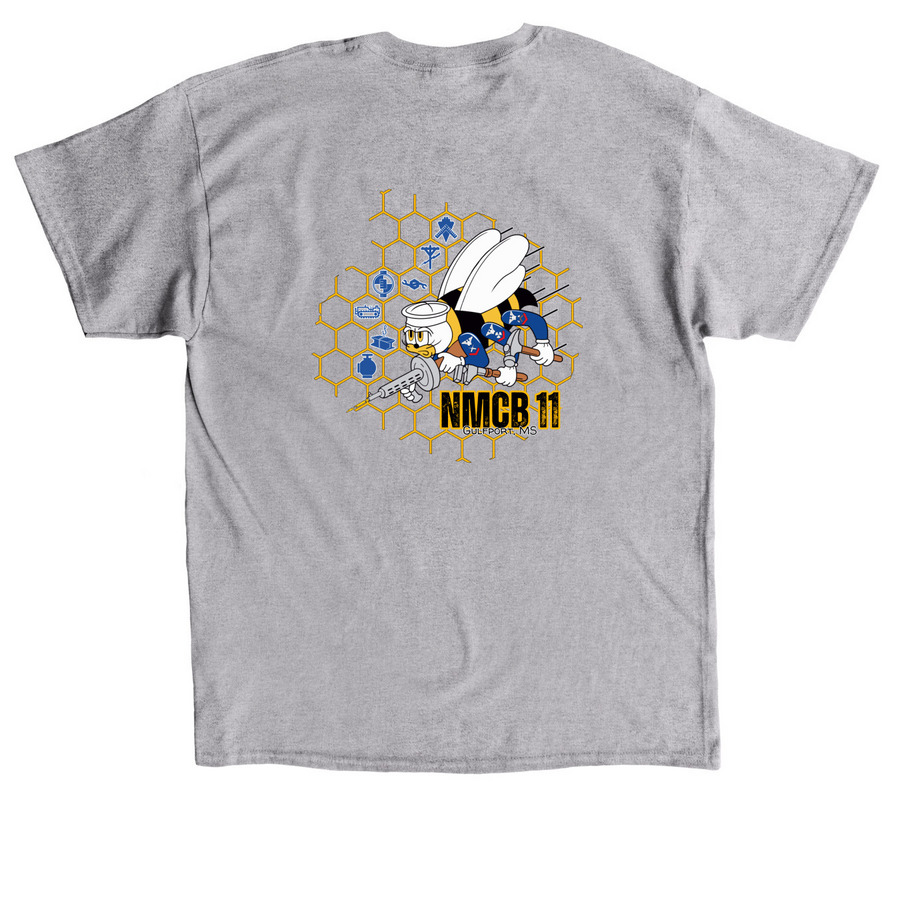 2025 Homeport Shirt, a Sport Grey Classic Unisex Tee (back-view)