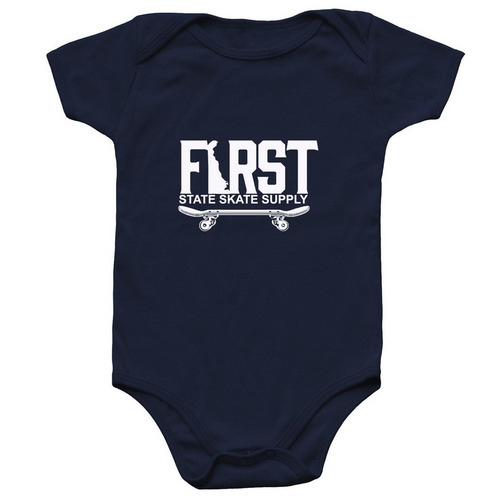 Lil FSSS Rider, a Navy Infant Onesie