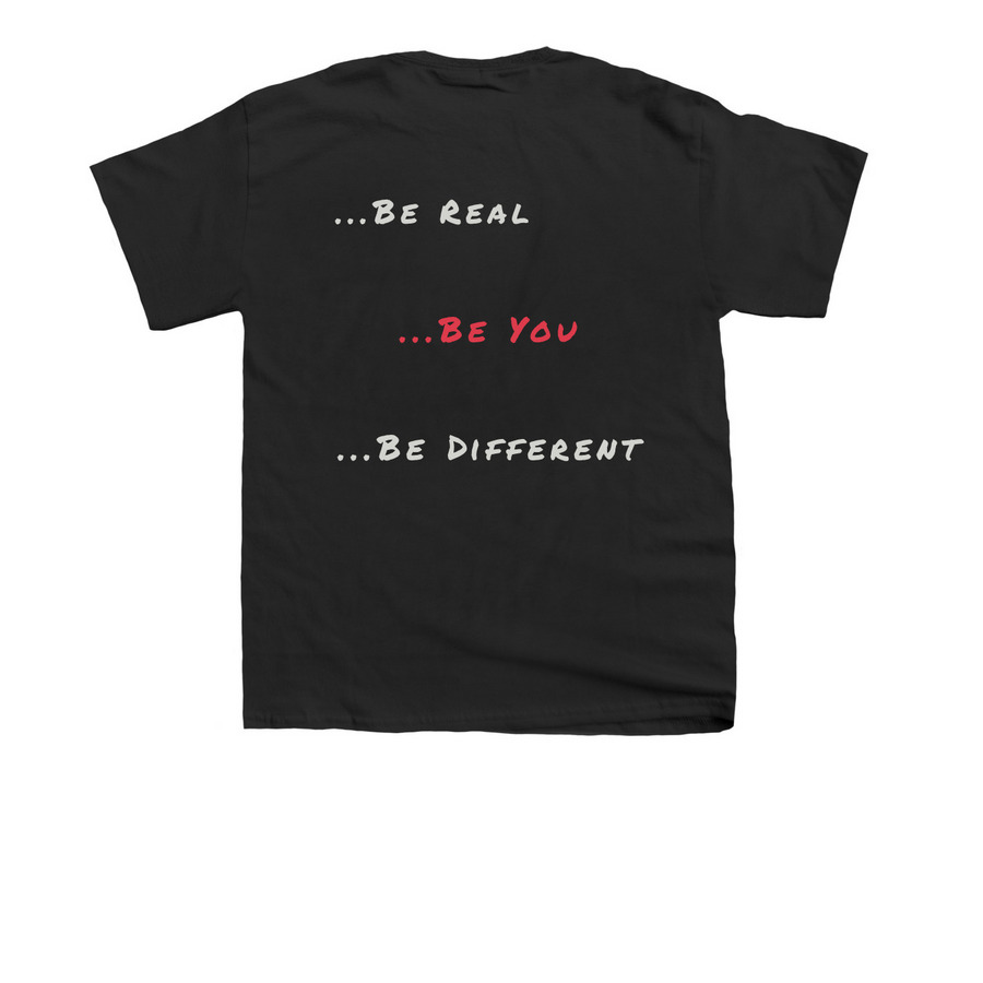 INSANEKANE MOTTO., a Black Youth Unisex Tee (back-view)