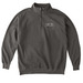 White RCB Pocket Circle, a Pepper Comfort Colors Quarter Zip Pullover