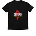 DEFEND - District 1, a Solid Black Blend Premium V-Neck Tee
