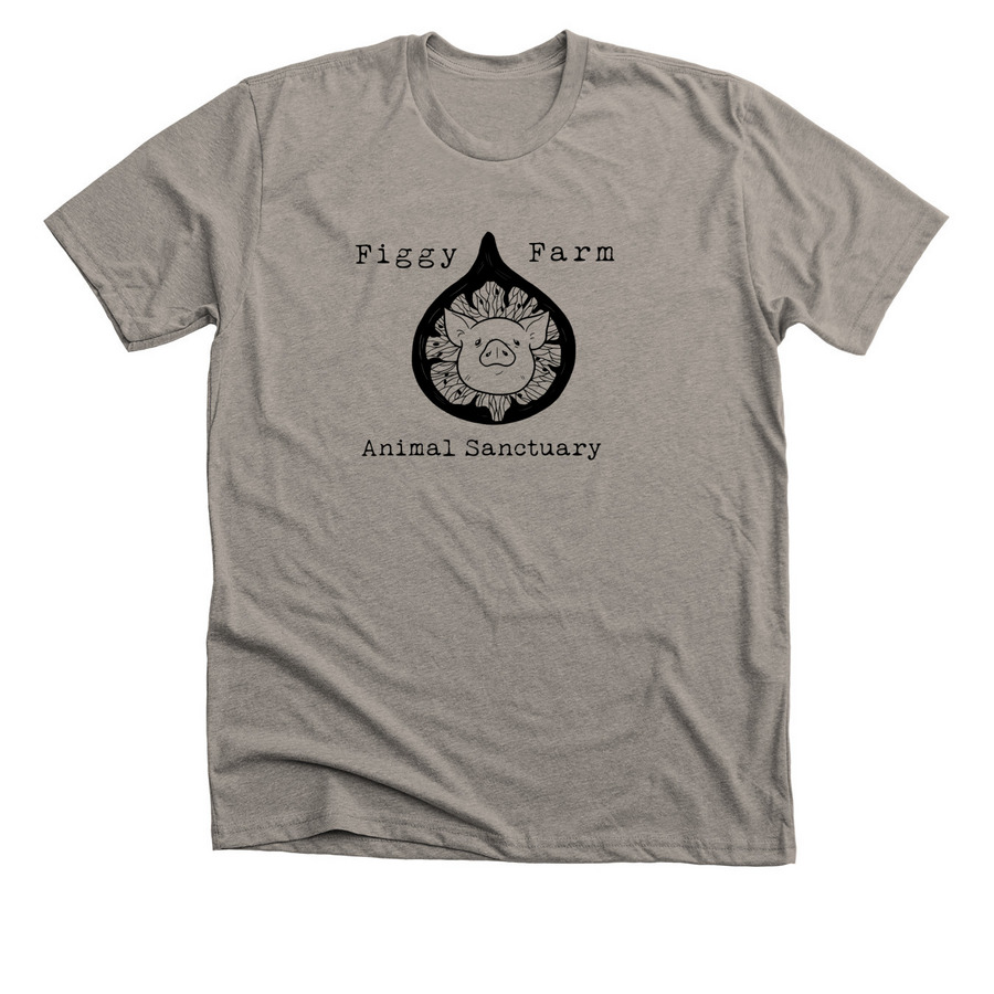 Support the Animals of Figgy Farm, a Heather Stone Premium Unisex Tee