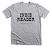 Indie Reader Mesa (black text), a Athletic Heather Premium Unisex Tee