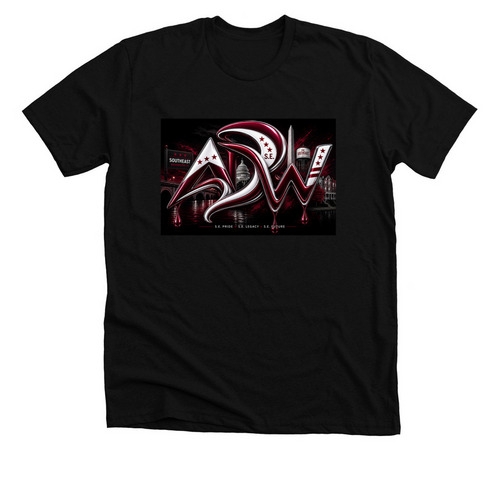 ADW (S.E. Washington DC), a Solid Black Blend Premium Unisex Tee