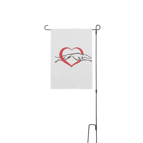 GreyHeart SWAG&nbsp;, a White 12" x 18" Yard Flag with Stake