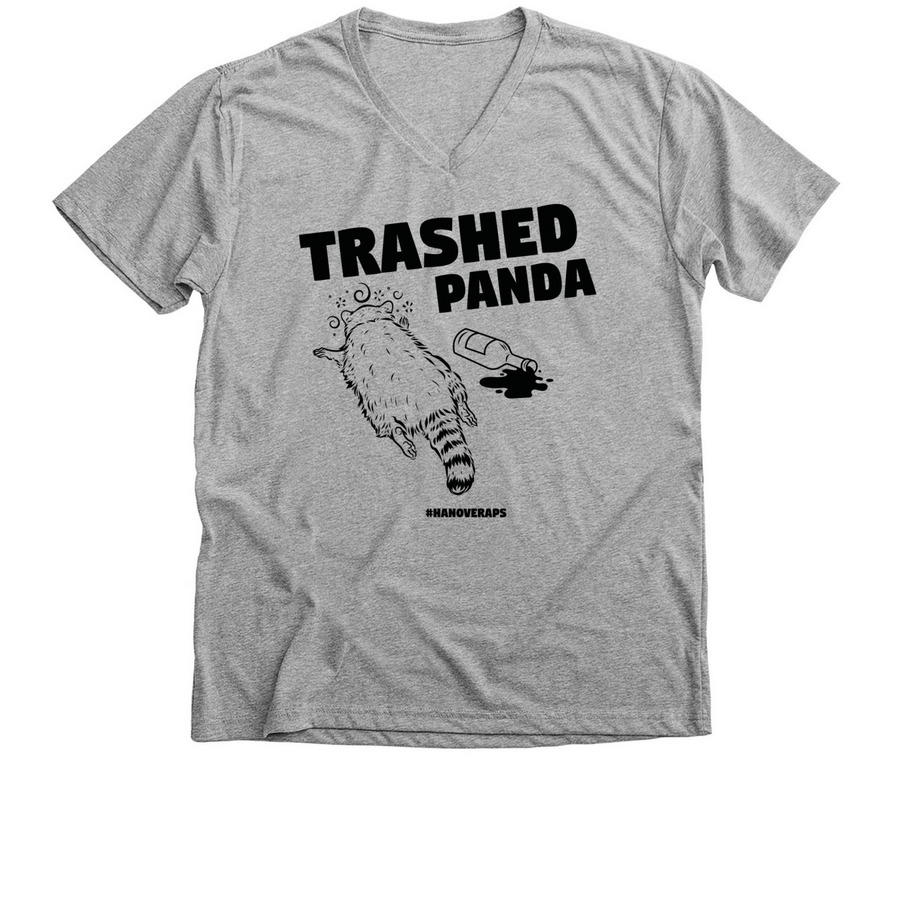 Trashed Panda, a Athletic Heather Premium V-Neck Tee