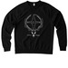 Elk Skull Crewneck, a Deep Black Allmade Organic French Terry Crewneck Sweatshirt