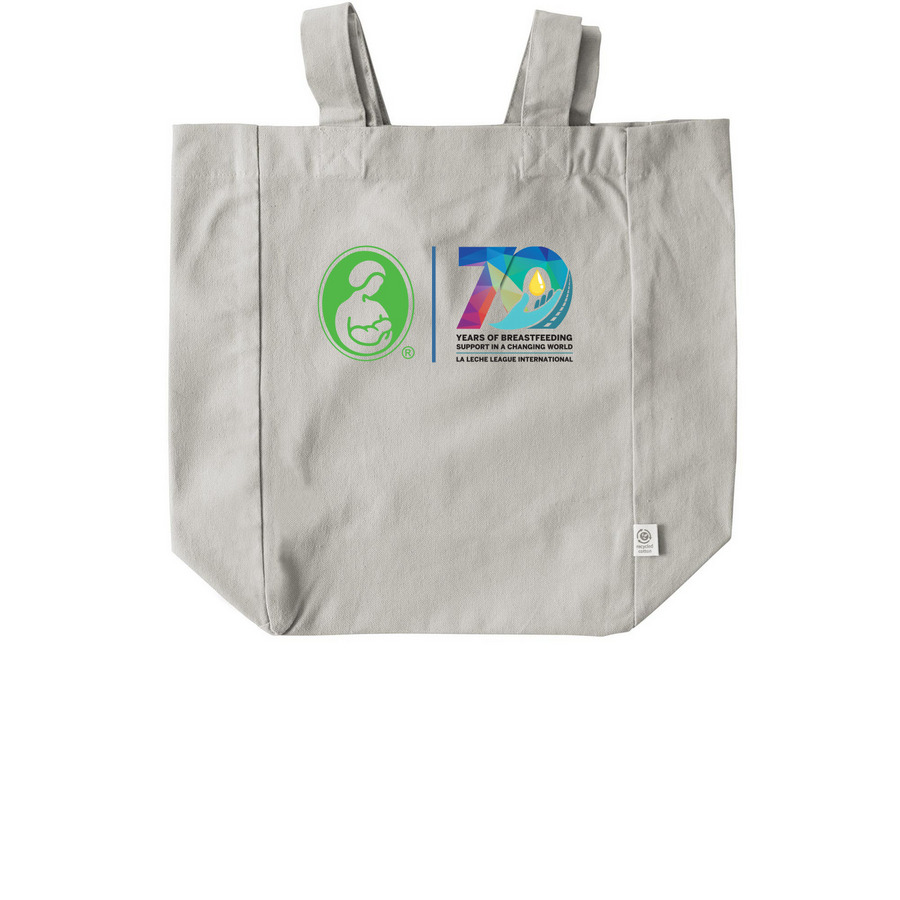 LLLI 2026 Conference Bags, a Natural Recycled Cotton Tote Bag