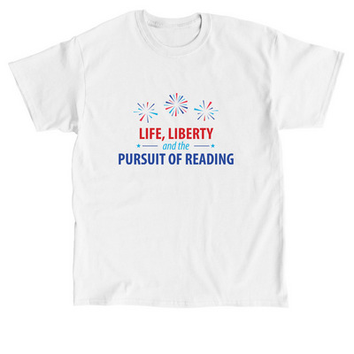 Pursuit of Reading Apparel-light colors&nbsp;, a White Classic Unisex Tee