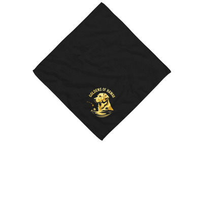 Goldens of Hawaii - black bandana, a Black Cotton Bandana
