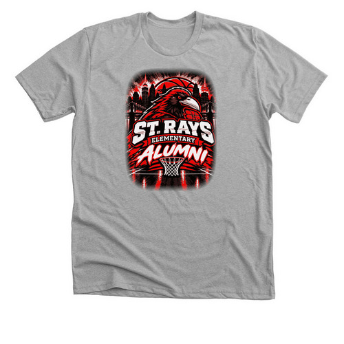 St. Rays Alumni Game, a Athletic Heather Premium Unisex Tee