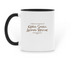We Stand With KSAR - Peace mug, a Black Two-Tone Ceramic Mug (back-view)