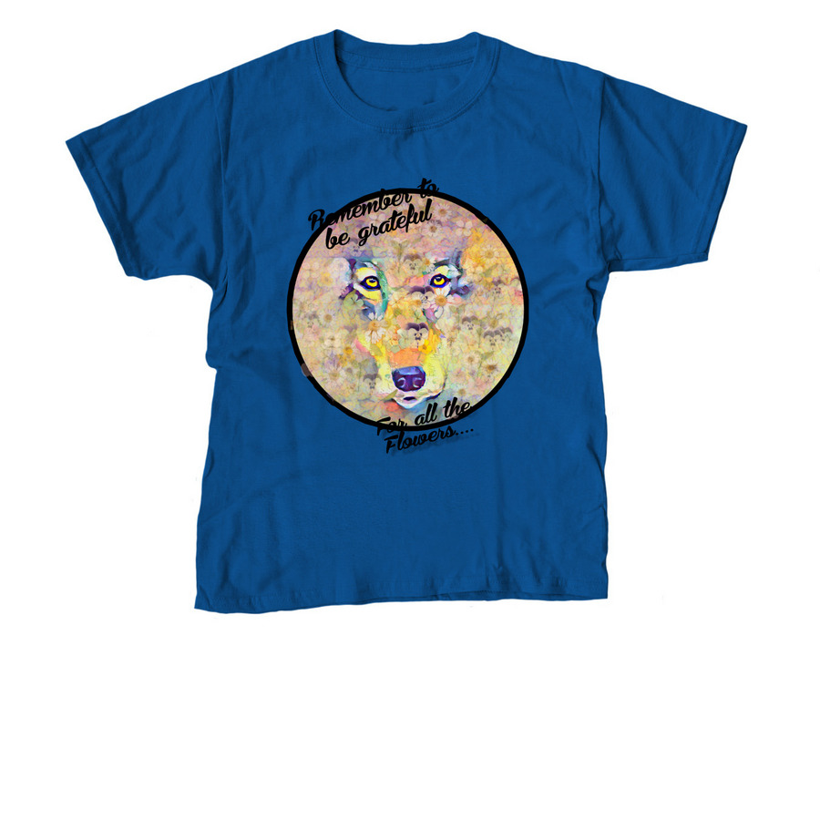 RANGO IN FLOWERS&nbsp;, a Royal Blue Youth Unisex Tee