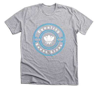 Equality Fundraiser&nbsp;, a Athletic Heather Premium Unisex Tee