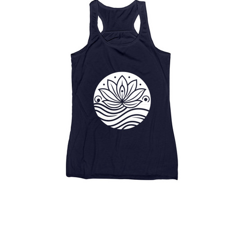 Love Is the Answer, a Navy Women's Racerback