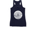 Love Is the Answer, a Navy Women's Racerback