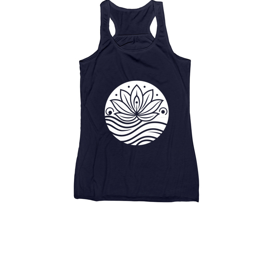 Love Is the Answer, a Navy Women's Racerback