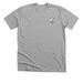 Front and Back Tees, a Athletic Heather Premium Unisex Tee