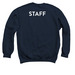 AHS Staff Sweatshirt, a Navy Crewneck Sweatshirt (back-view)