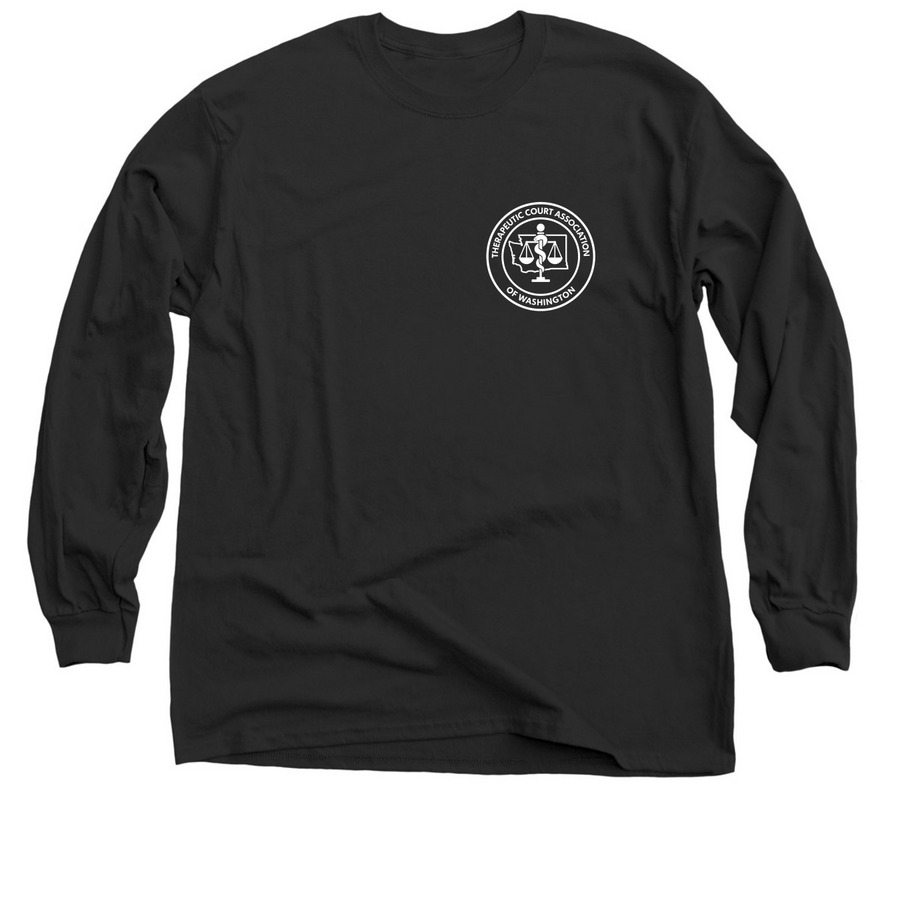Therapeutic Court Association of Washington, a Black Classic Long Sleeve Tee