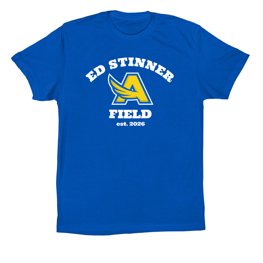 Ed Stinner Field Dedication, a True Royal Premium Cotton Tee