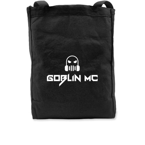 Goblin Mc tote&nbsp;, a Black Recycled Cotton Tote Bag