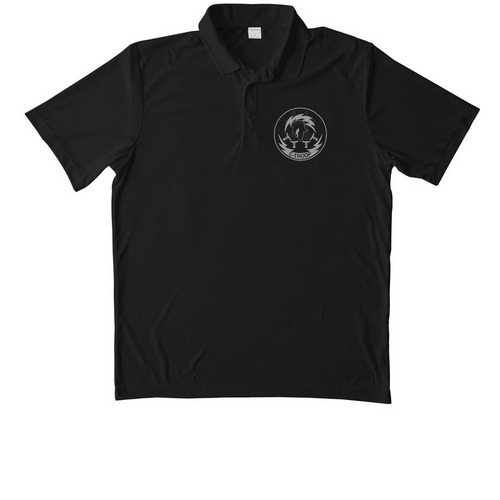 C TRP Polo, a Black Unisex Performance Polo