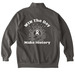 WIN The Day for a Lung Cancer Cure 2025, a Pepper Comfort Colors Quarter Zip Pullover (back-view)