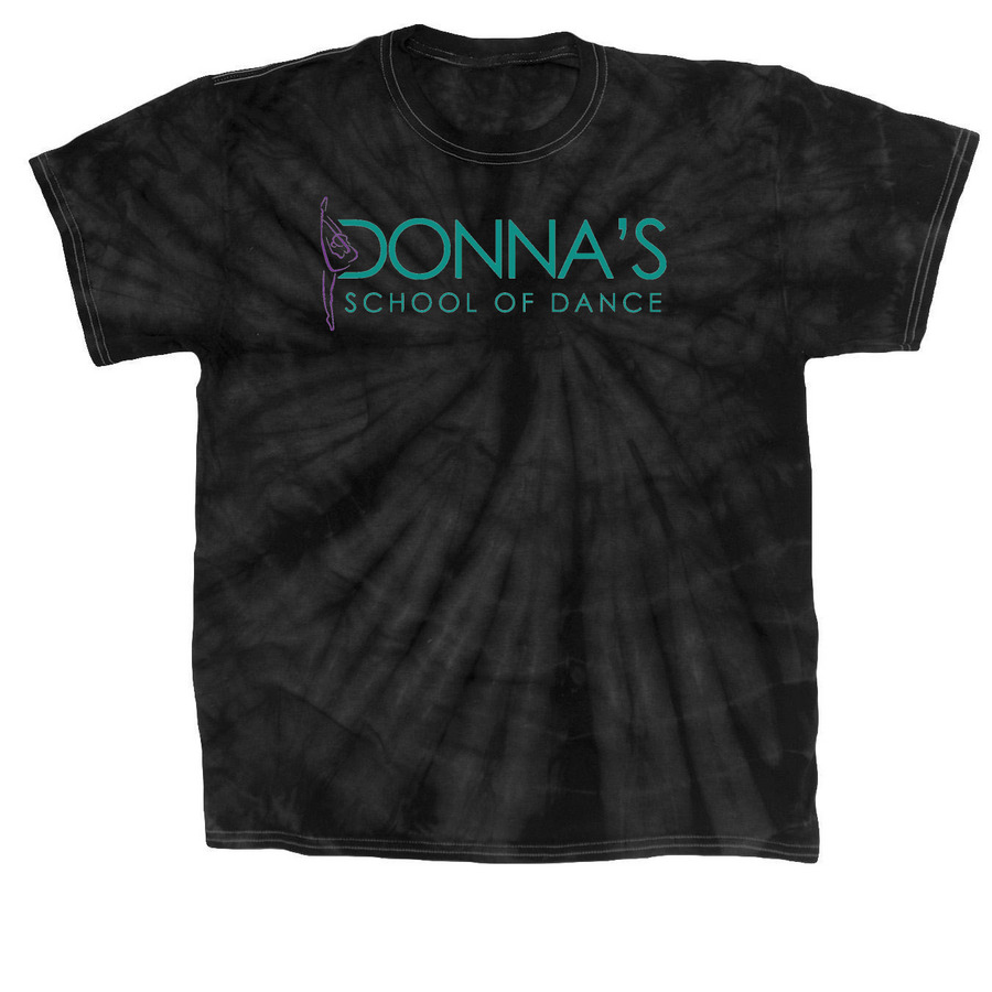 Tie Dye Tee, a Black Classic Tie Dye Tee