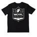 WCYFL&nbsp;, a Black Nike Dri-FIT Jersey Blend Performance Tee (back-view)