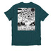 Trail Breaker Veterinary Services, a Deep Sea Green Allmade Organic Cotton Unisex Tee (back-view)