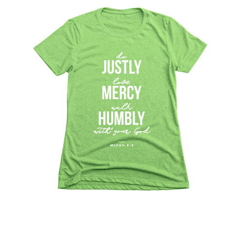 Support Rustic Youth Camp, a Apple Green Women's Slim Fit Tee