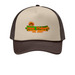 Truckin' with D'belmont!, a Stone/ Coffee Bean Printed Foam Trucker Hat