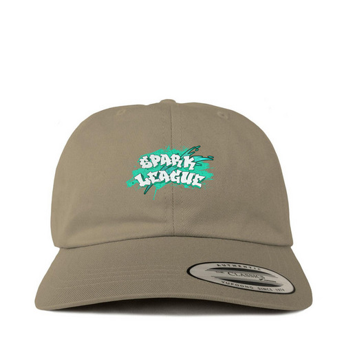 Spark League Hat!, a Khaki Printed Classic Baseball Cap