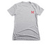 Misguided, a Dark Heather Grey Women's Slim Fit Tee