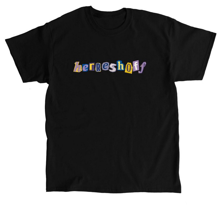 Message In a Bottle, a Black Classic Unisex Tee