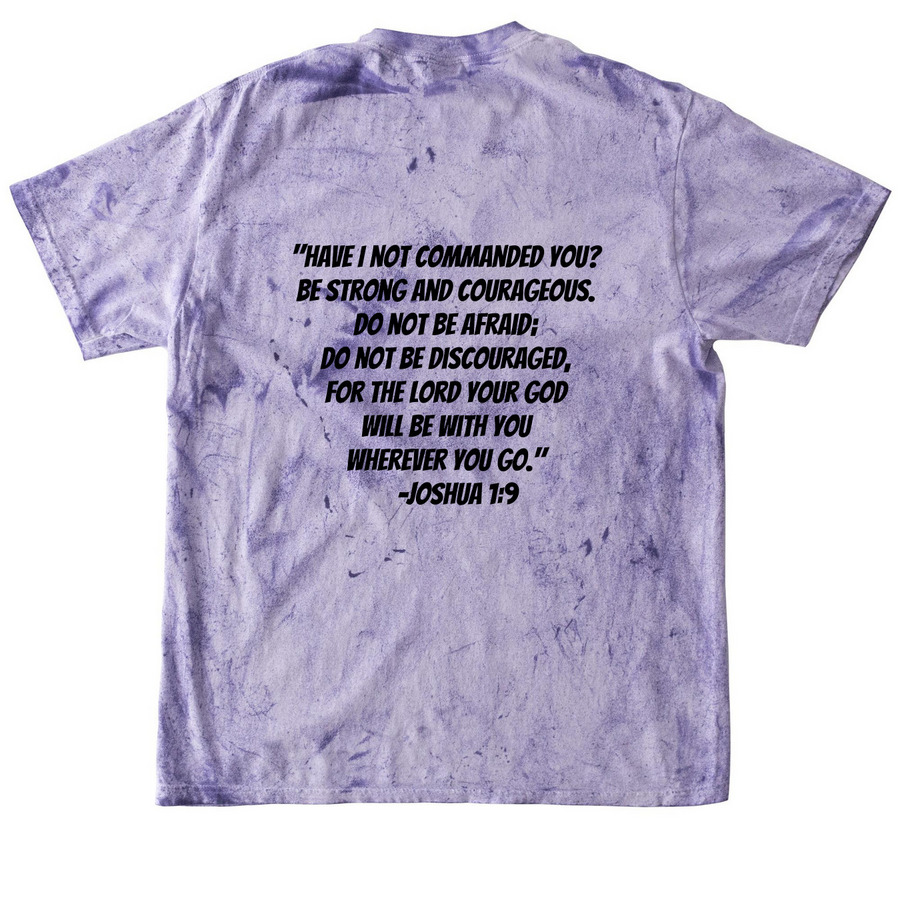Support Adler Chubb, a Amethyst Comfort Colors Colorblast Tee (back-view)