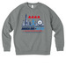 AK Runs for Autism, a Aluminum Grey Heather Allmade Organic CVC Crewneck Sweatshirt