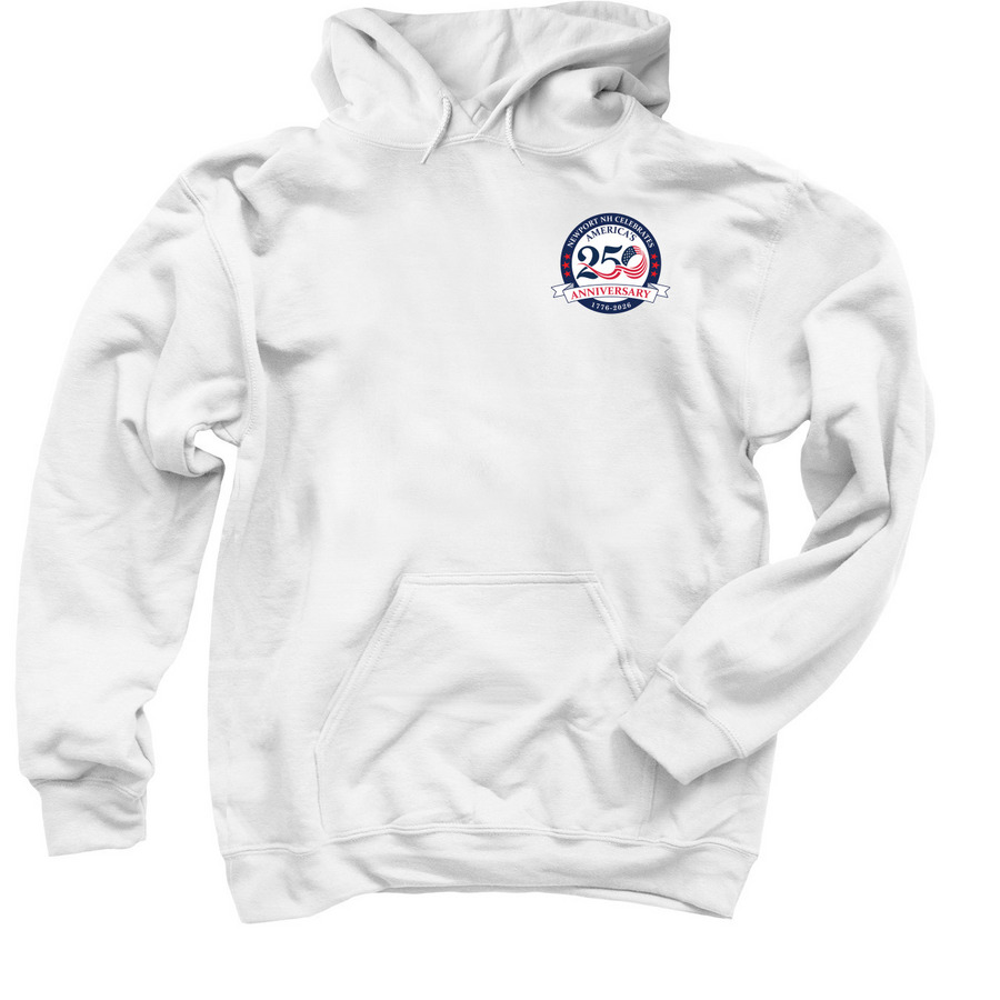 America's 250th - Commemorative Sweatshirt, a White Pullover Hoodie