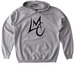 L-Mac Hoodie (Black Logo), a Sport Grey Gildan Softstyle Pullover Hoodie
