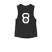 Kettlebell - White, a Dark Grey Heather Women's Muscle Tank
