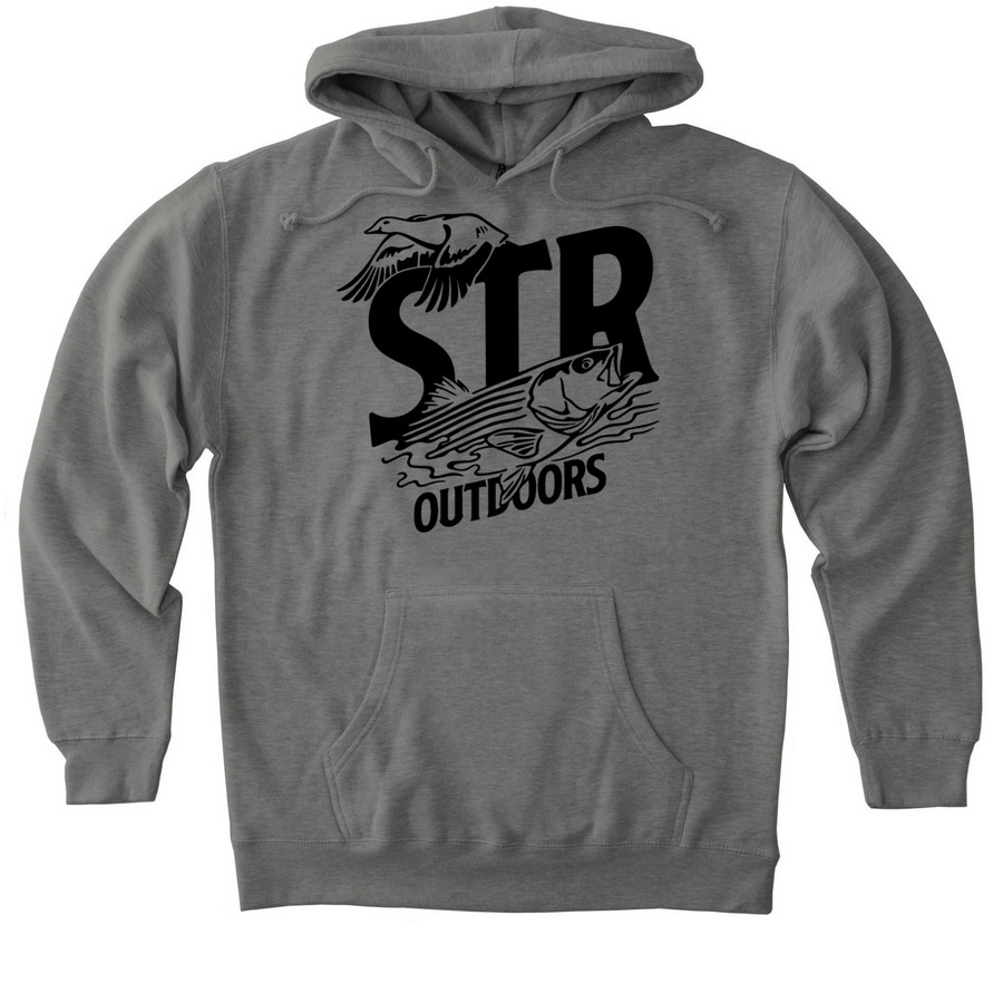 STR OUTDOORS&nbsp;, a Gunmetal Heather Heavyweight Pullover Hoodie