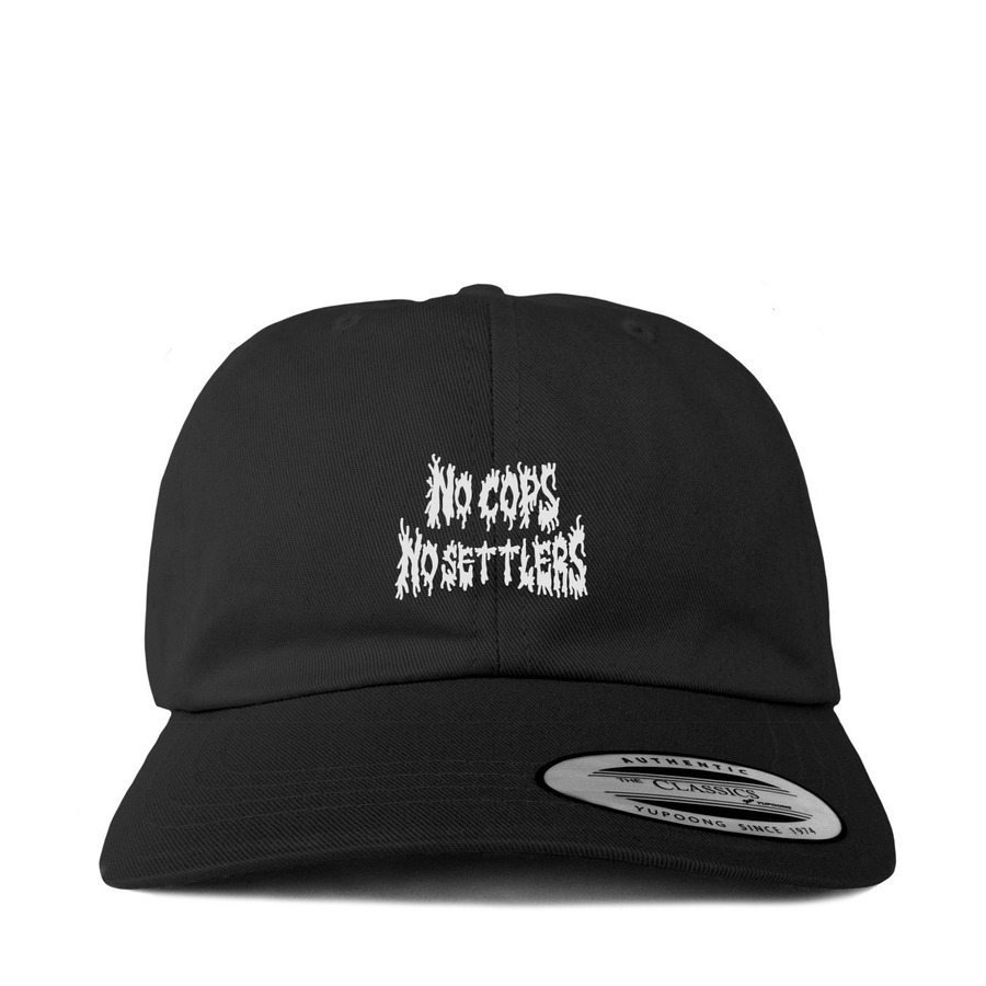 + N O &nbsp;C O P S , N O &nbsp;S E T T L E R S +, a Black Classic Baseball Cap