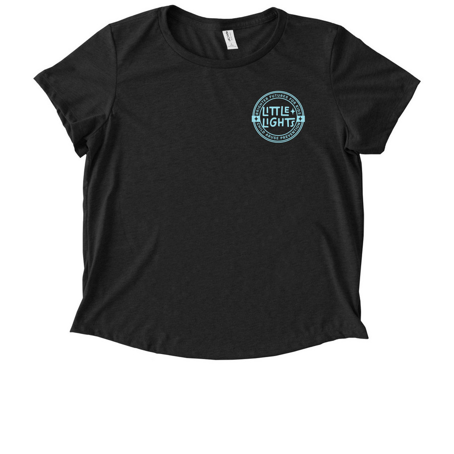 Bright Futures Shirt, a Space Black Allmade Eco Triblend Women?s Scoop Neck Tee