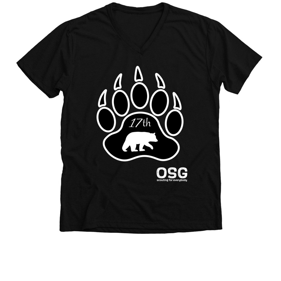 Rover Shirts, a Solid Black Blend Premium V-Neck Tee