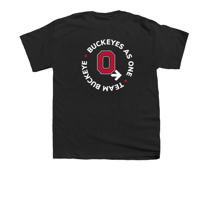 2026 Team Buckeye, Bunch of Nuts&nbsp;, a Black Youth Unisex Tee (back-view)