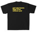 pet sounds tee, a Black Heavyweight Garment Dye Tee (back-view)