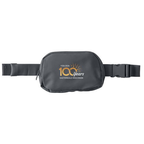 100 Years of Easterseals Wisconsin, a Storm Grey Matte Hip Pack