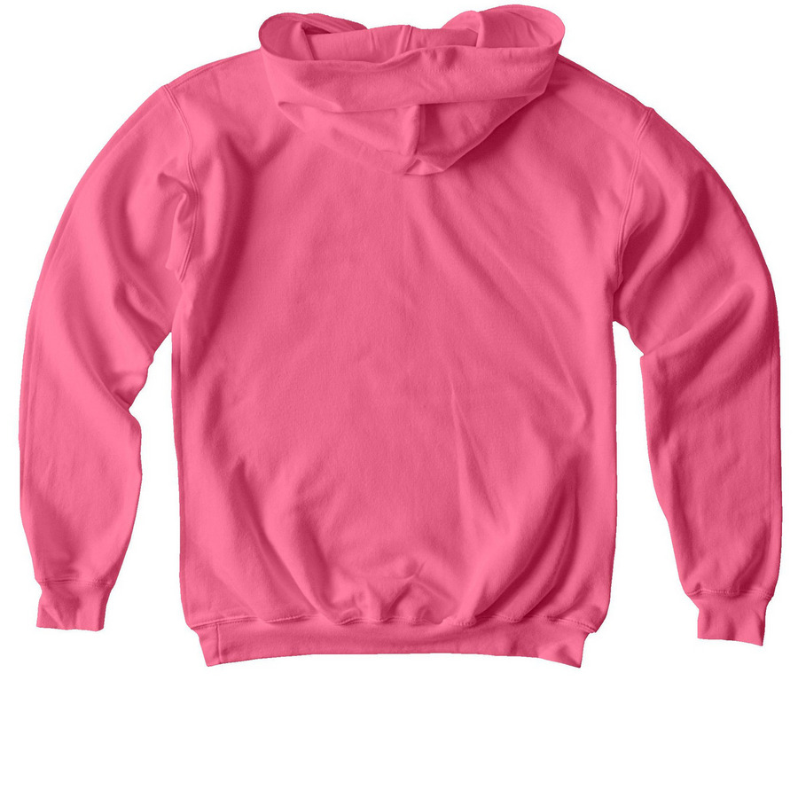 Youth Hoodie, a Pink Lemonade Softstyle Youth Pullover Hoodie (back-view)