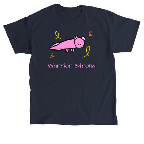 Resilient as an Axolotl, a Navy Classic Unisex Tee